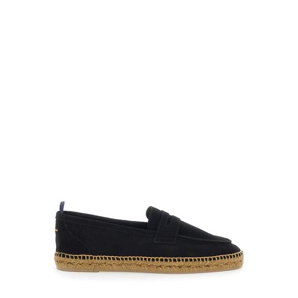 Castaner Men 'Nacho' Black Espadrillas With Penny Slot In Suede Man